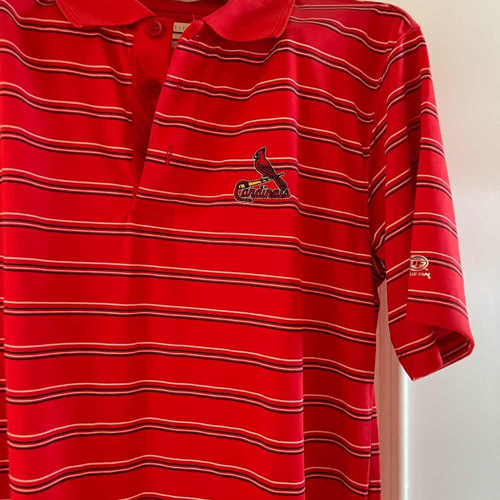 MLB Cardinals Red Polo New with tags